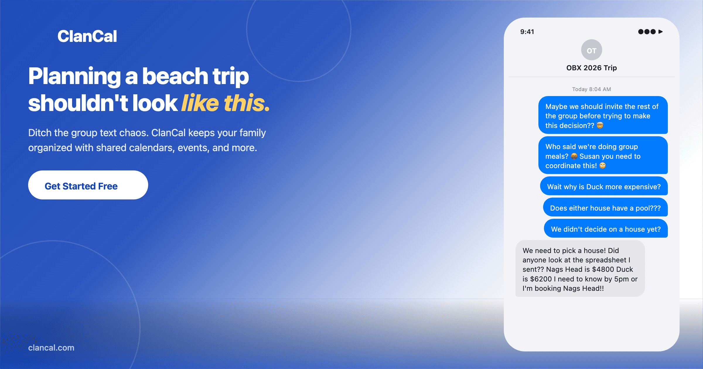 Outer Banks beach scene